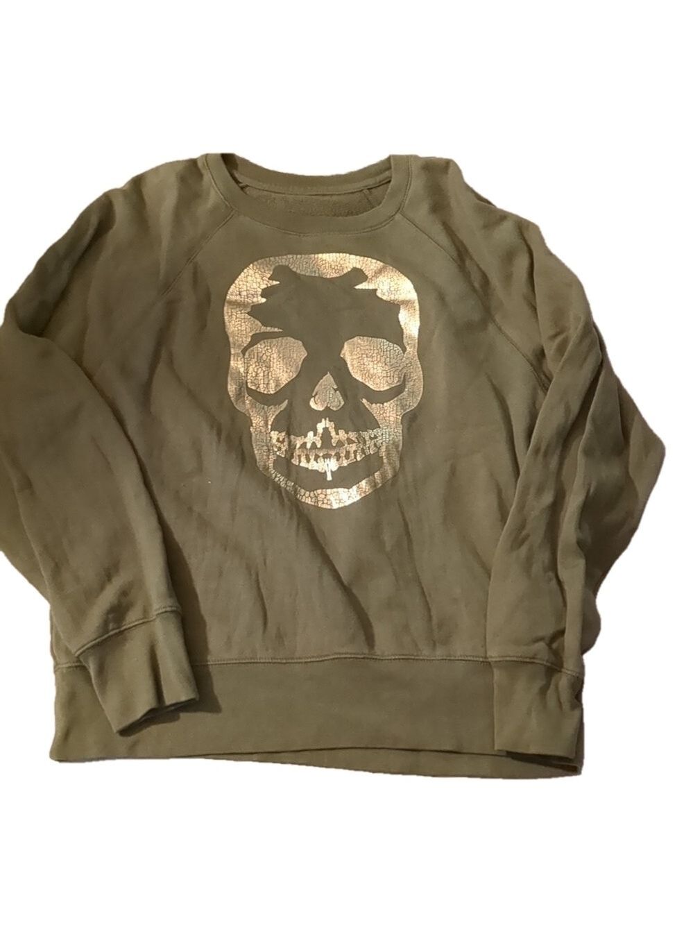Zadig & Voltaire upper skull gold size medium